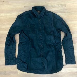 Double RL Mens Linen Shirt - Size Medium